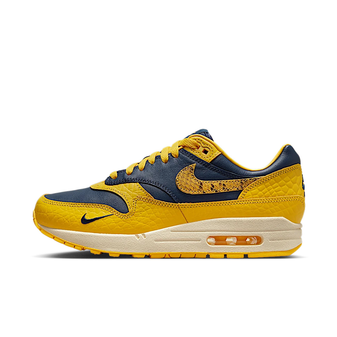 Nike Air Max 1 CO.JP Michigan Head to Head, Midnight Navy/Varsity Maize-Natural (FJ5479-410)