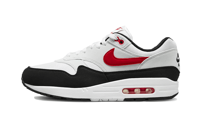 Nike Air Max 1 Chili 2.0, White/Pure Platinum/Black/University Red (FD9082-101)