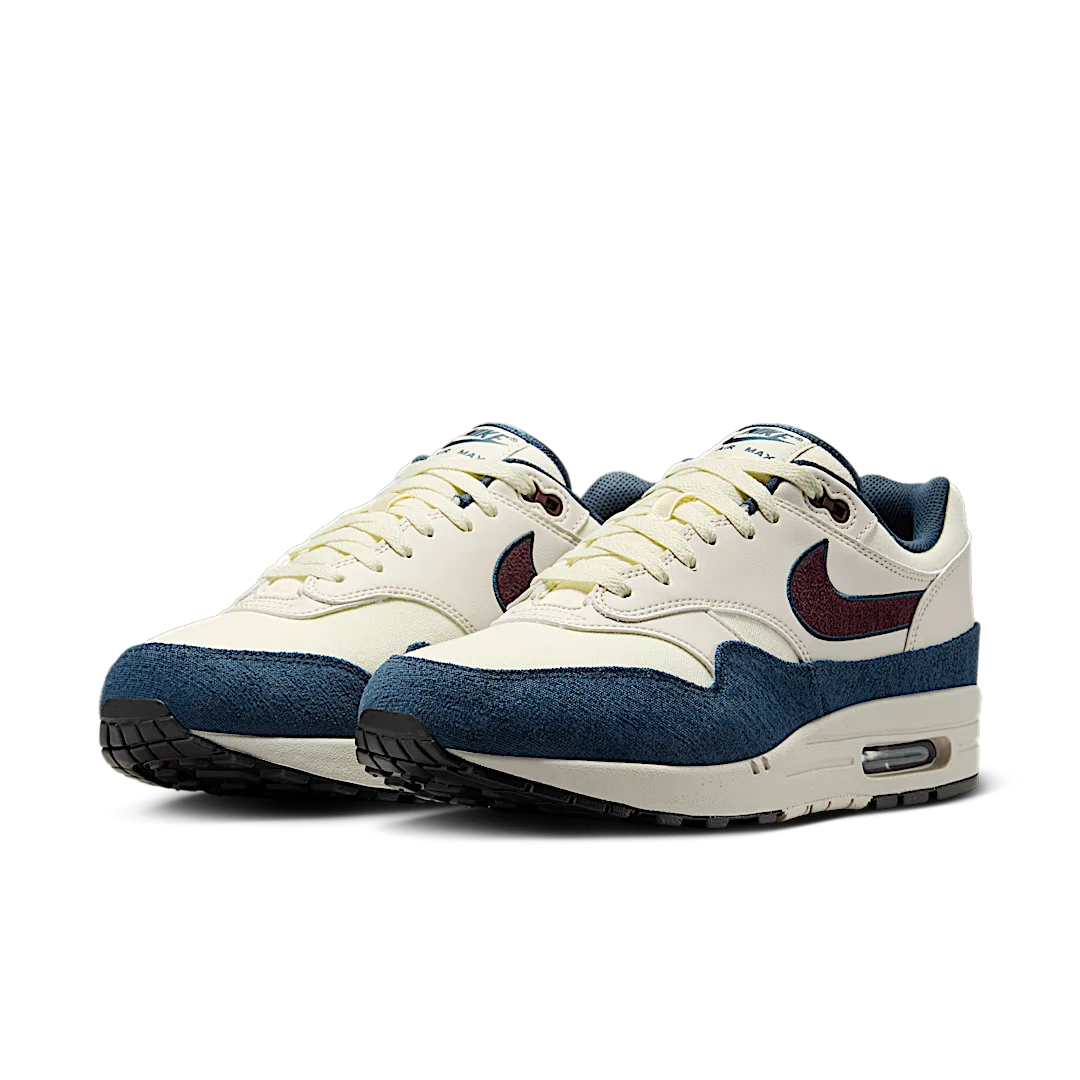 Nike Air Max 1 Coconut Milk Burgundy Crush Navy, Coconut Milk/Burgundy Crush (FN6952-103)