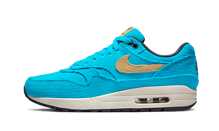 Nike Air Max 1 Corduroy Baltic Blue, Baltic Blue/Sesame-Gridiron-Sail (FB8915-400)