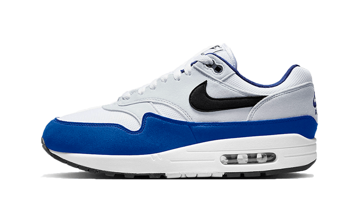 Nike Air Max 1 Deep Royal Blue, White/Black/Deep Royal Blue (FD9082-100)