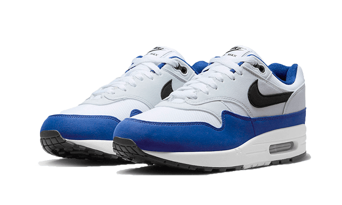 Nike Air Max 1 Deep Royal Blue, White/Black/Deep Royal Blue (FD9082-100)