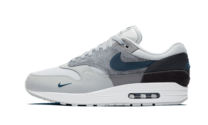 Nike Air Max 1 London, Smoke Grey/Valerian Blue-Dark Smoke Grey (CV1639-001)