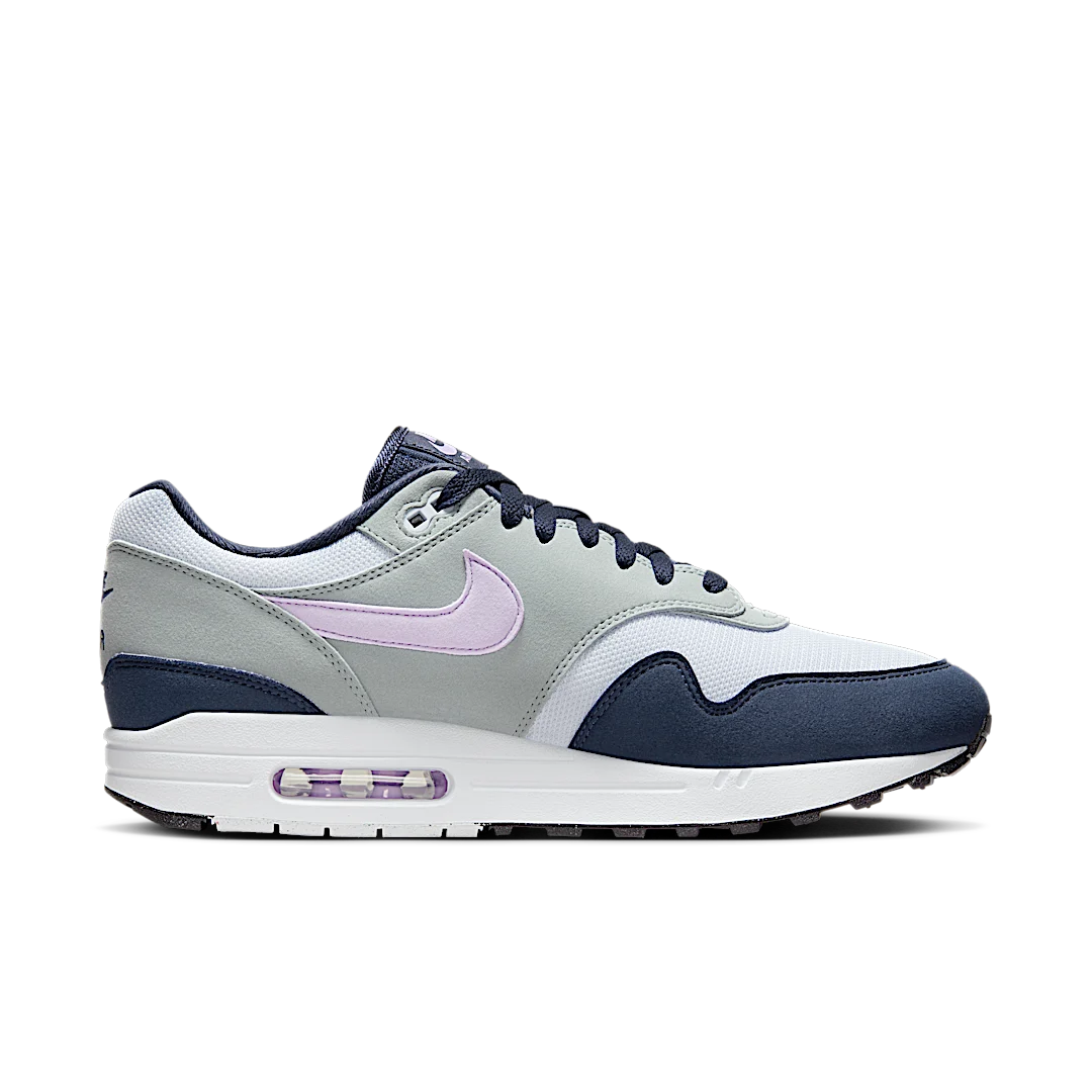 Nike Air Max 1 Obsidian Lilac Bloom, Football Grey/Lilac Bloom/White/Obsidian (FD9082-001)