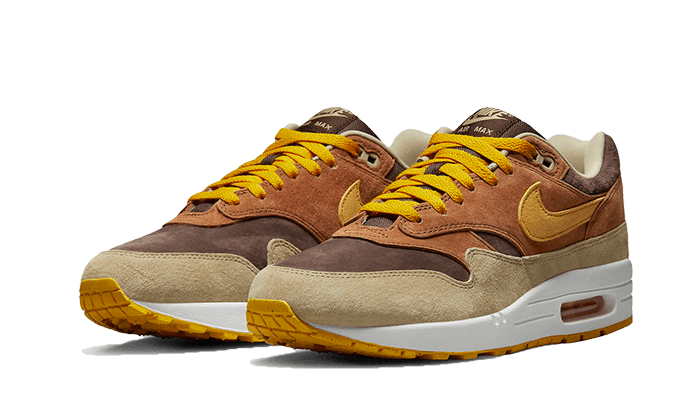 Nike Air Max 1 PRM Duck Pecan Yellow Ochre, Pecan/Yellow Ochre-Baroque Brown (DZ0482-200)