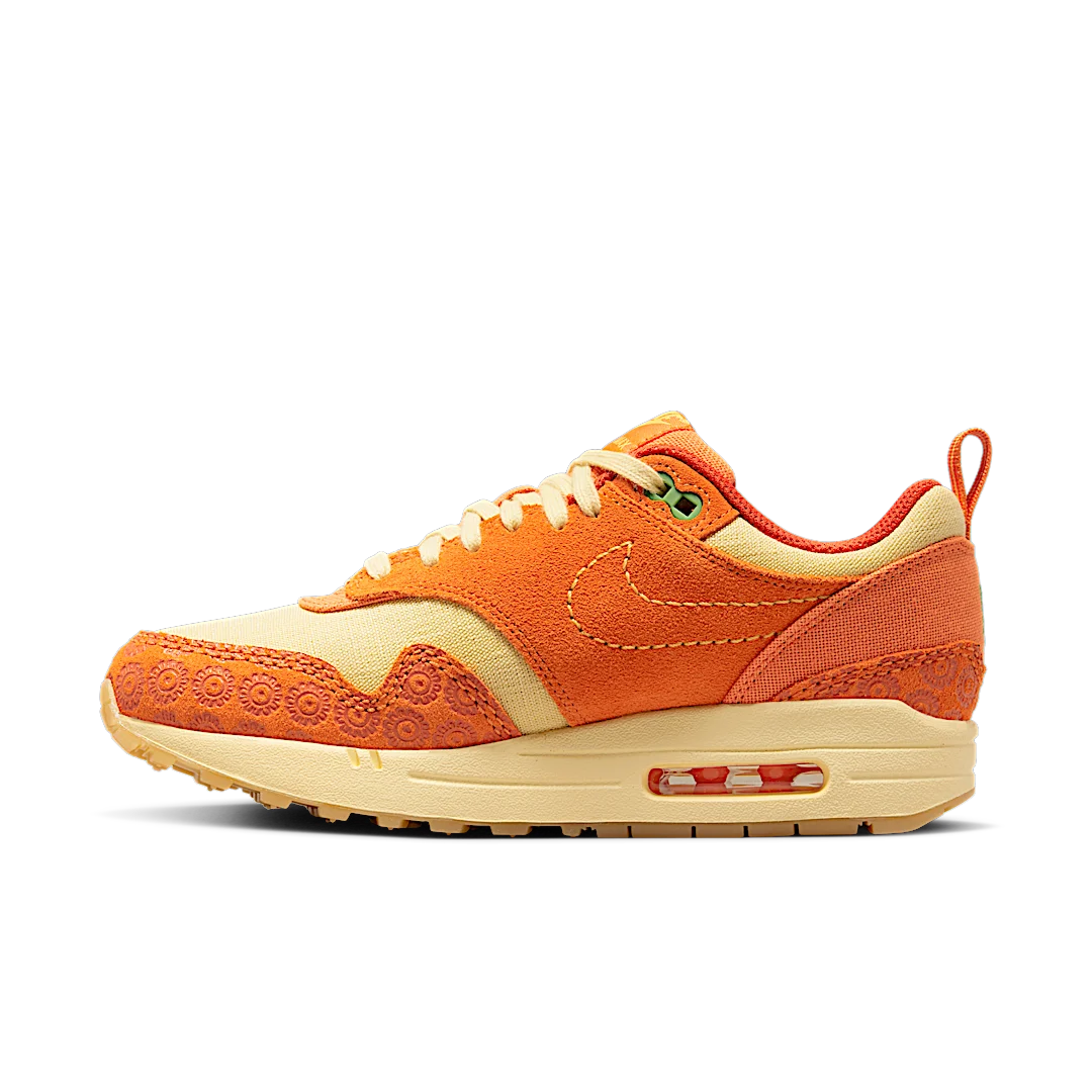 Nike Air Max 1 PRM Somos Familia, Orange/Cream/Yellow-Green (DZ5352-847)