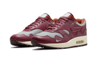 Nike Air Max 1 Patta Waves Rush Maroon (with Bracelet), Metallic Silver/Rush Maroon (DO9549-001)