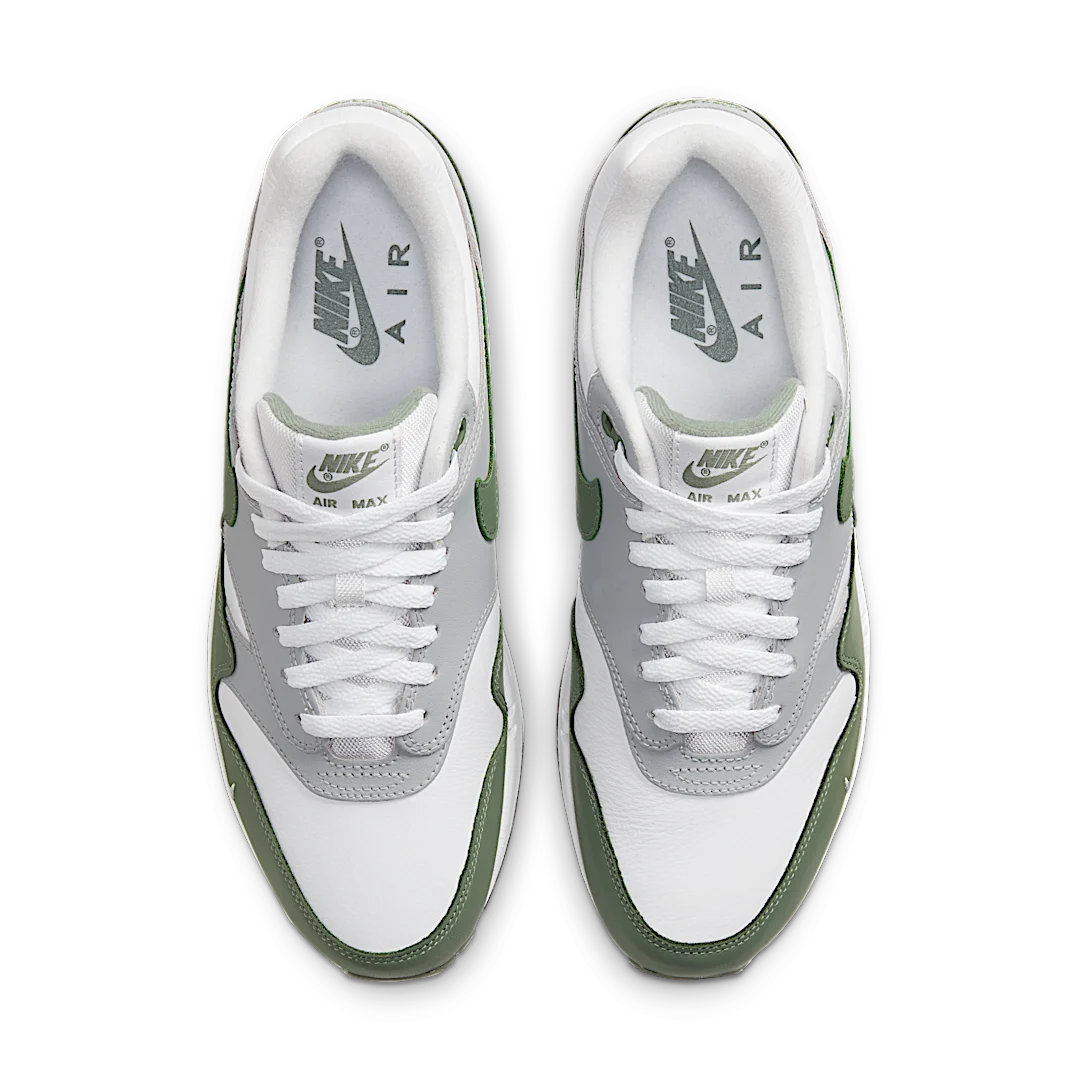 Nike Air Max 1 Spiral Sage, White/Spiral Sage-Wolf Grey-Black (DB5074-100)