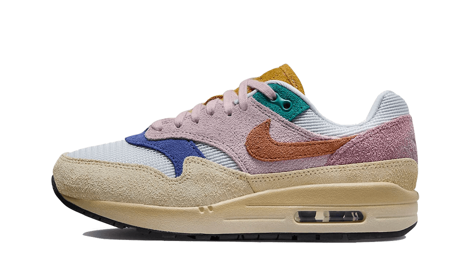 Nike Air Max 1 Tan Lines, Grain/Burnt Sunrise-Plum Fog-Violet Dust-Deep Royal Blue (FN7200-224)