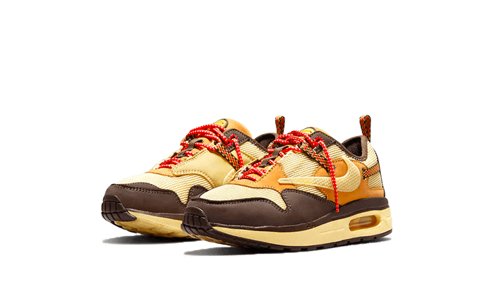 Nike Air Max 1 Travis Scott Cactus Jack Baroque Brown (PS), Baroque Brown/Lemon Drop/Wheat/Chile Red (DN4169-200)