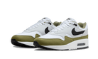 Nike Air Max 1 White Black Medium Olive, White/Black/Pure Platinum/Medium Olive (FD9082-102)