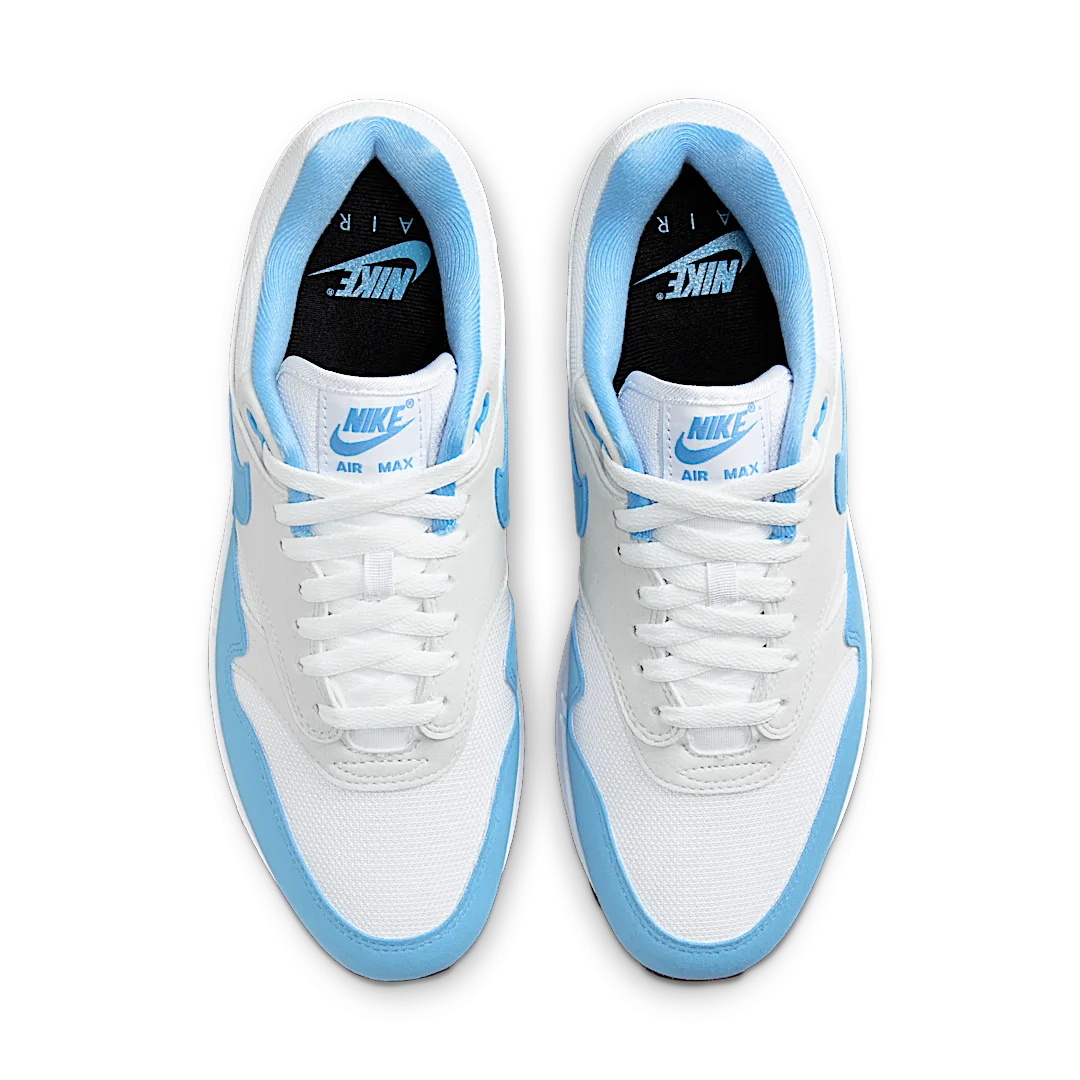 Nike Air Max 1 White University Blue, White/University Blue-Photon Dust-Black (FD9082-103)