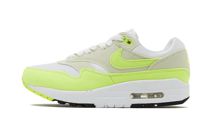 Nike Air Max 1 '87 Volt Suede, White/Sea Glass/Black/Volt (DZ2628-100)