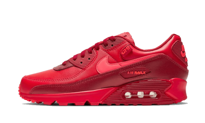 Nike Air Max 90 City Special Chicago, Red/Dark Red/Red (DH0146-600)