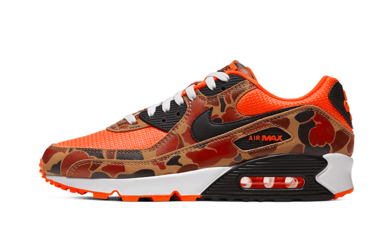 Nike Air Max 90 Duck Camo Orange, Total Orange/Black (CW4039-800)