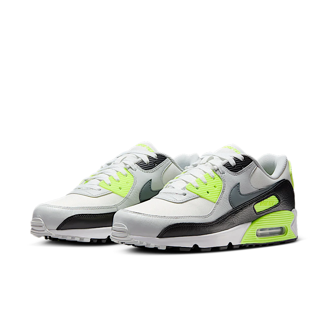 Nike Air Max 90 Gore-Tex Summit White Volt Black Cool Grey, Summit White/Volt/Black/Cool Grey (FD5810-102)