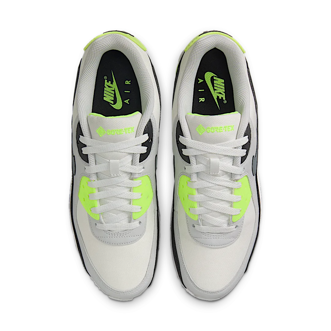 Nike Air Max 90 Gore-Tex Summit White Volt Black Cool Grey, Summit White/Volt/Black/Cool Grey (FD5810-102)