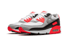 Nike Air Max 90 Infrared (2020), White/Black-Cool Grey-Radiant Red (CT1685-100)