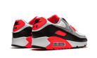 Nike Air Max 90 Infrared (2020), White/Black-Cool Grey-Radiant Red (CT1685-100)