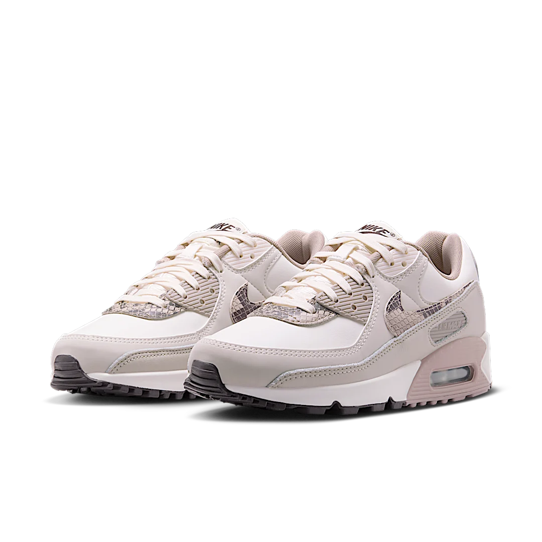 Nike Air Max 90 Light Pink Snakeskin, Pink/Grey (HV4915-100)