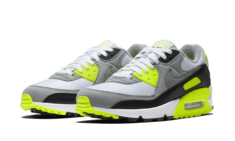 Nike Air Max 90 OG Volt (2020), White/Particle Grey-Volt-Black (CD0881-103)