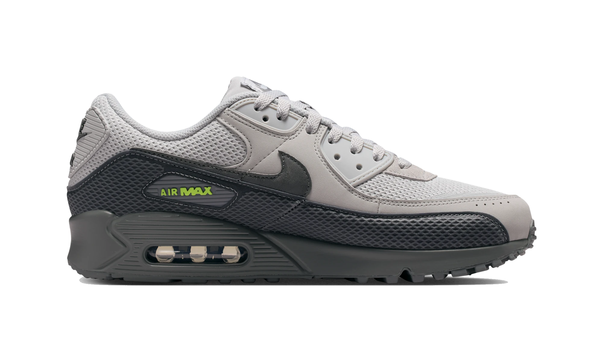 Nike Air Max 90 Premium Light Smoke Grey Volt