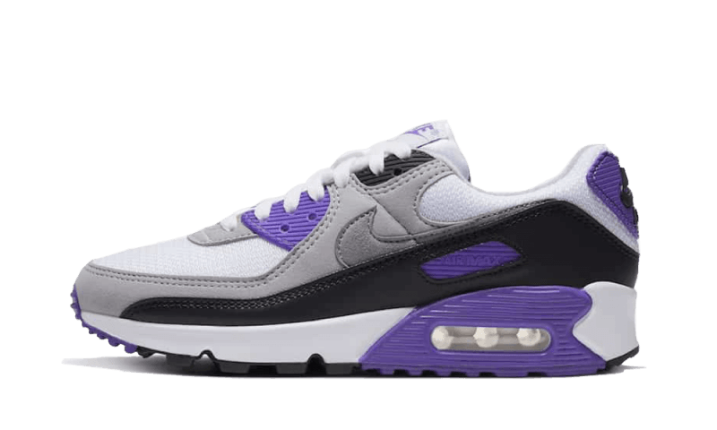 Nike Air Max 90 Recraft Hyper Grape, White/Particle Grey-Hyper Grape (CD0490-103)