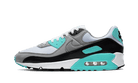 Nike Air Max 90 Recraft Turquoise, White/Particle Grey-Black-Turquoise (CD0881-100)