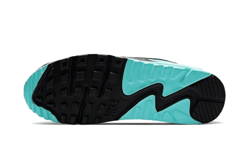 Nike Air Max 90 Recraft Turquoise, White/Particle Grey-Black-Turquoise (CD0881-100)