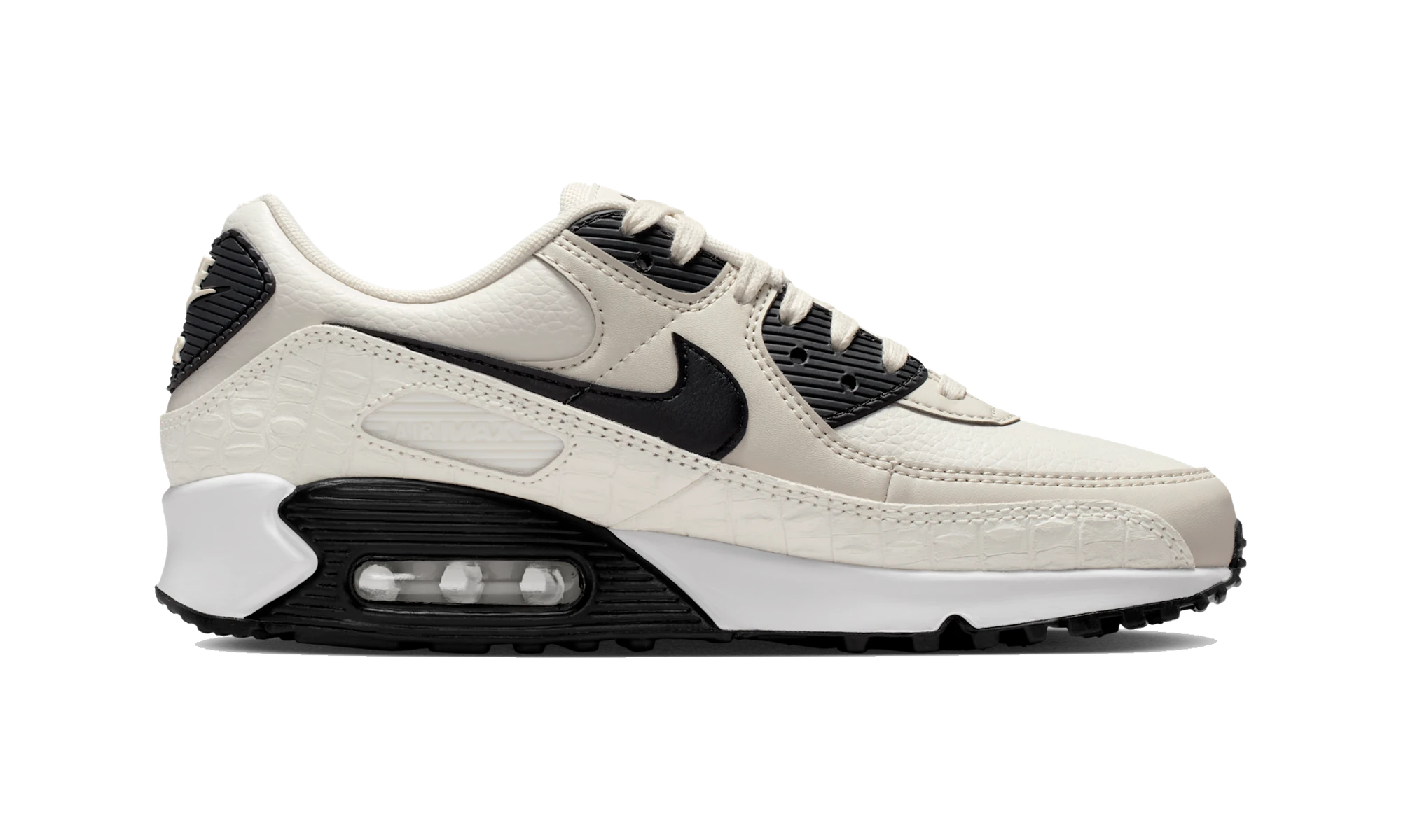 Nike Air Max 90 Sail Croc Print Phantom Black