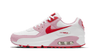 Nike Air Max 90 Valentine's Day (2021), White/University Red-Tulip Pink-White (DD8029-100)