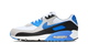 Nike Air Max 90 White Blue Crystal