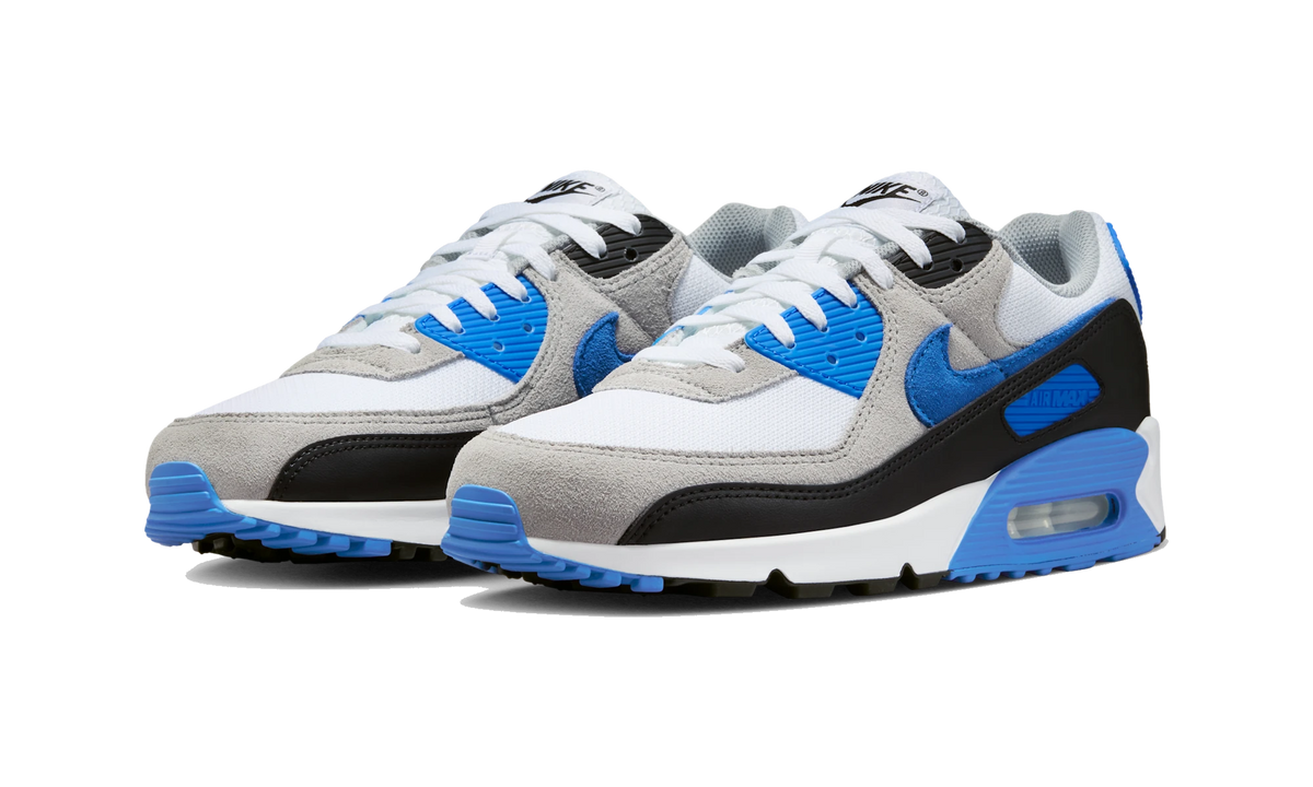 Nike Air Max 90 White Blue Crystal