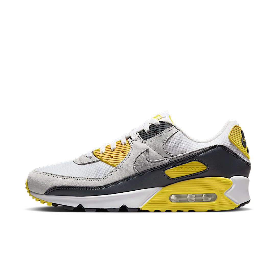 Nike Air Max 90 White Lightning, White/Dark Smoke Grey/Lightning (DM0029-111)