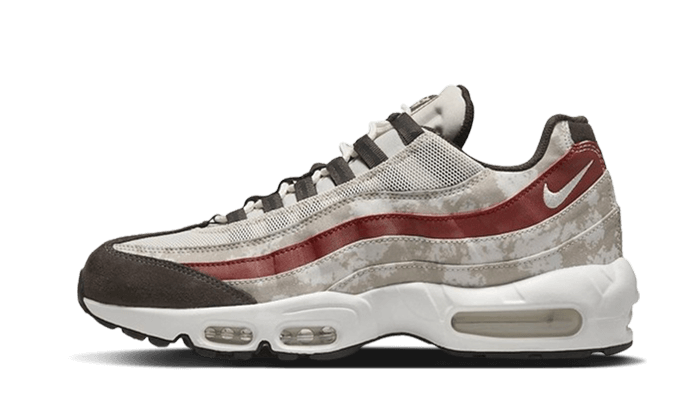 Nike Air Max 95 Social FC, Light Bone/Summit White/Khaki/Dune Red/Velvet Brown/Lemon Wash (DQ9016-001)