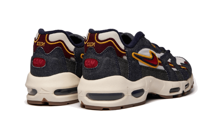 Nike Air Max 96 II Blackened Blue, Blackened Blue/Gym Red-Light Bone (DJ6742-400)