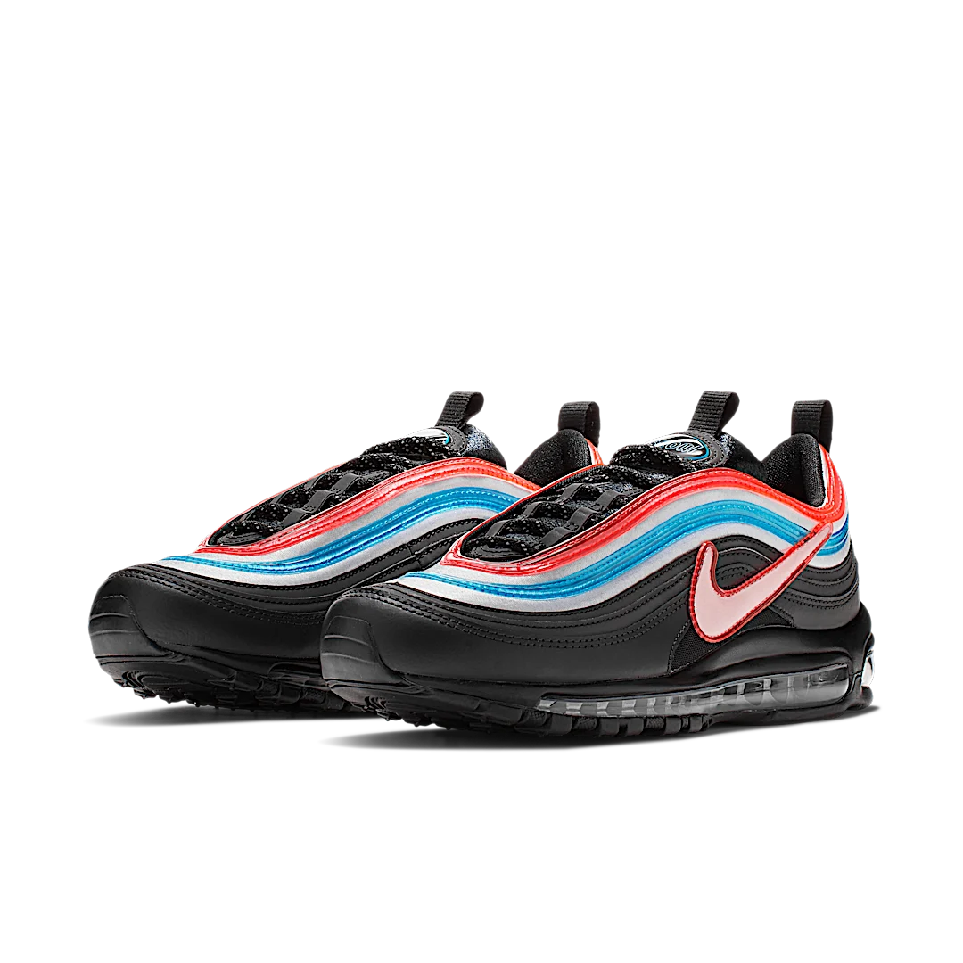 Nike Air Max 97 Neon Seoul, Black/Reflect Silver-Blue Lagoon (CI1503-001)