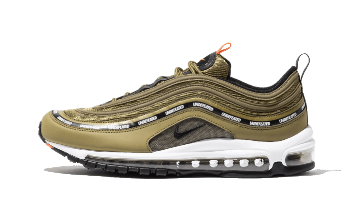 Nike Air Max 97 Undefeated Militia Green (2020), Militia Green/Orange Blaze/White/Black (DC4830-300)