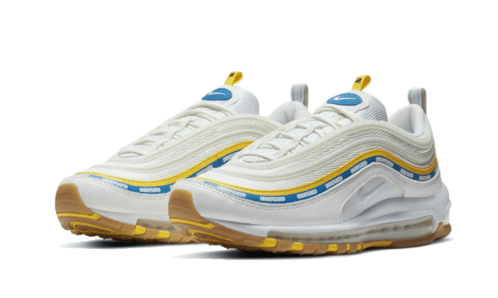 Nike Air Max 97 Undefeated UCLA, White/Gold/Light Blue (DC4830-100)