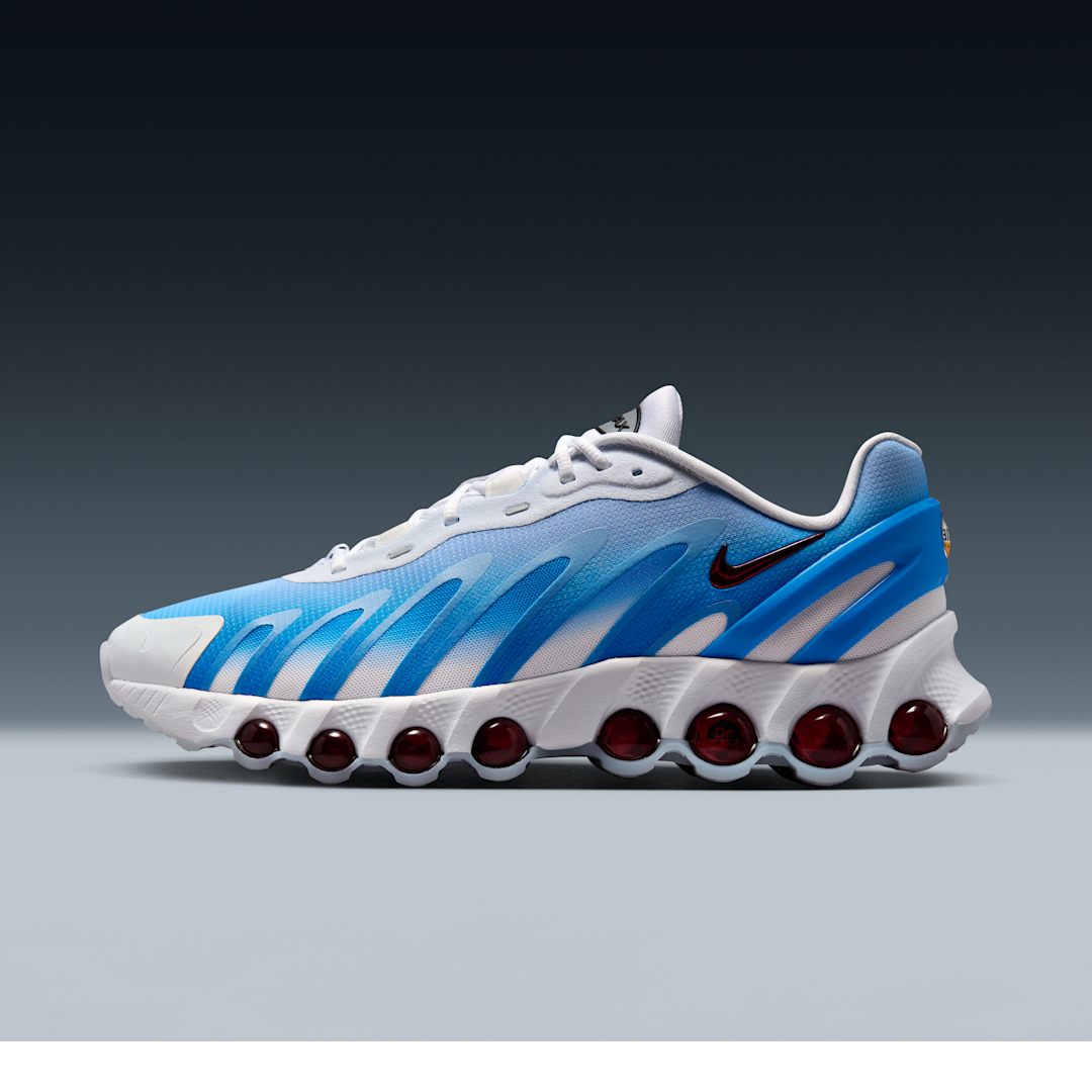 Nike Air Max Dn8 White Red Light Photo Blue, White/University Red/Light Photo Blue/Black (FQ7860-101)