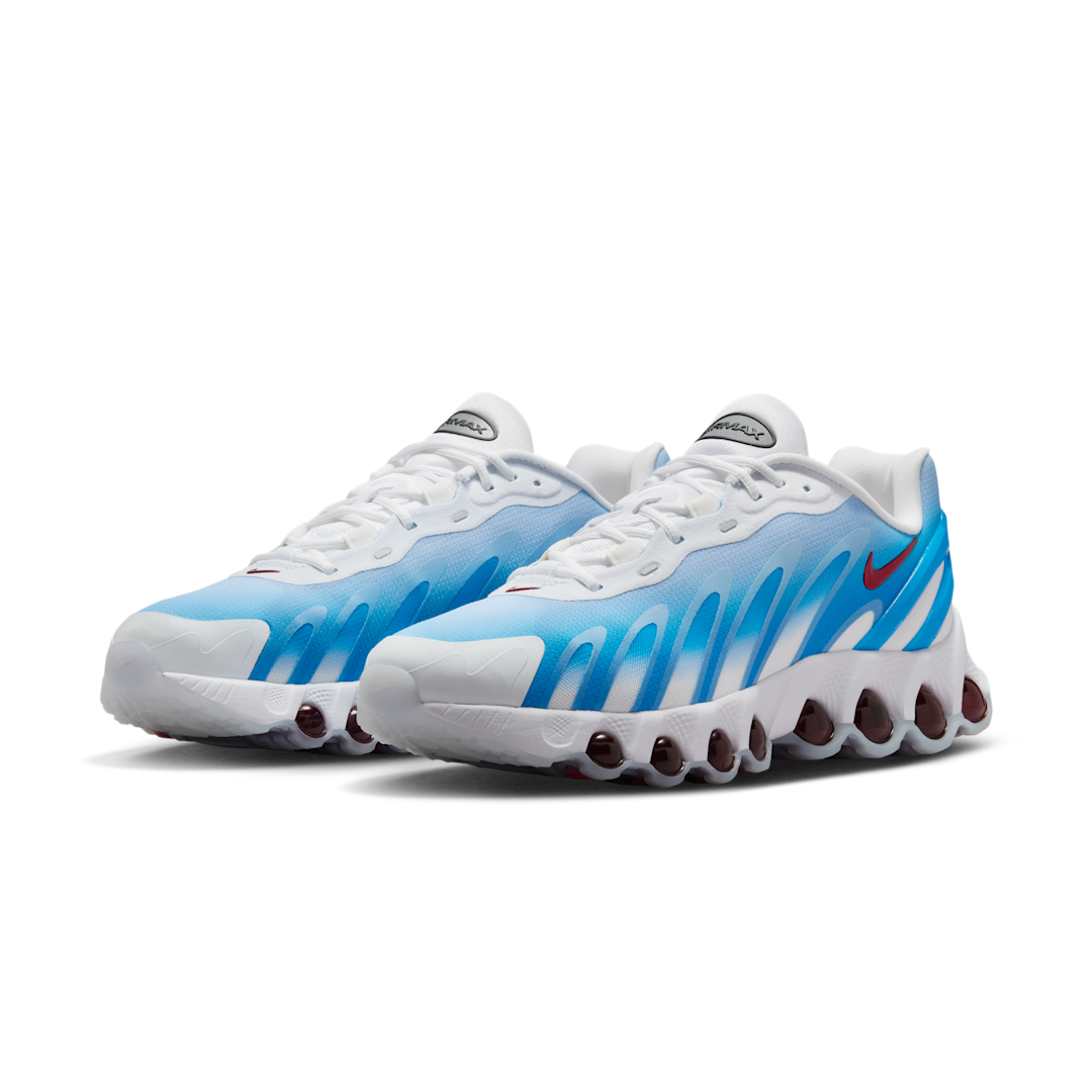 Nike Air Max Dn8 White Red Light Photo Blue, White/University Red/Light Photo Blue/Black (FQ7860-101)