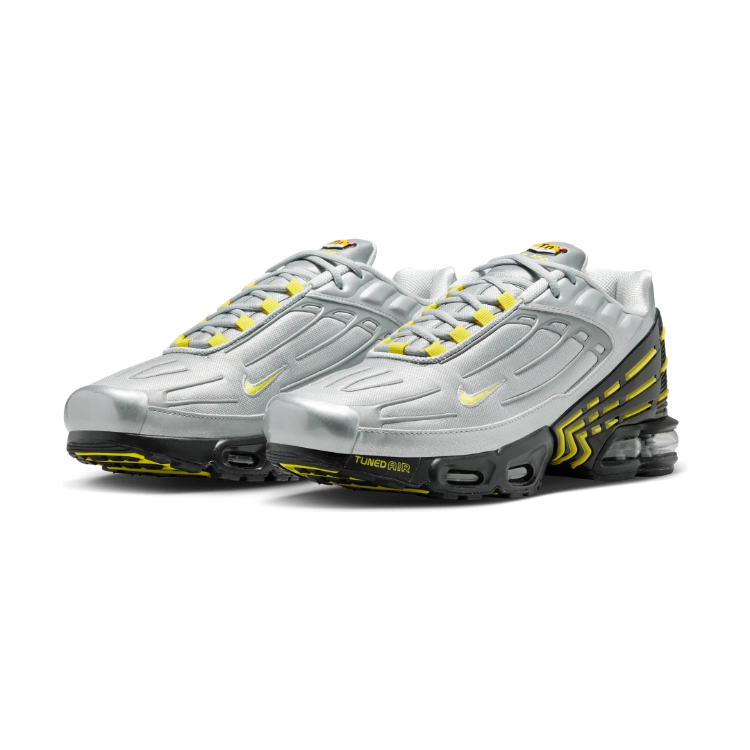 Nike Air Max Plus 3 Metallic Silver Opti Yellow