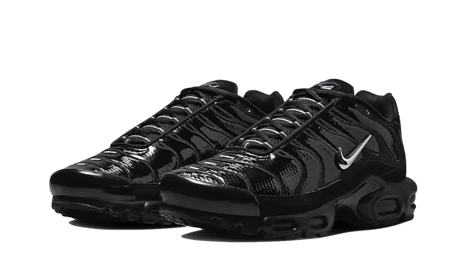 Nike Air Max Plus Black Chrome, Black/Volt/Concord/Metallic Silver (FJ2591-001)