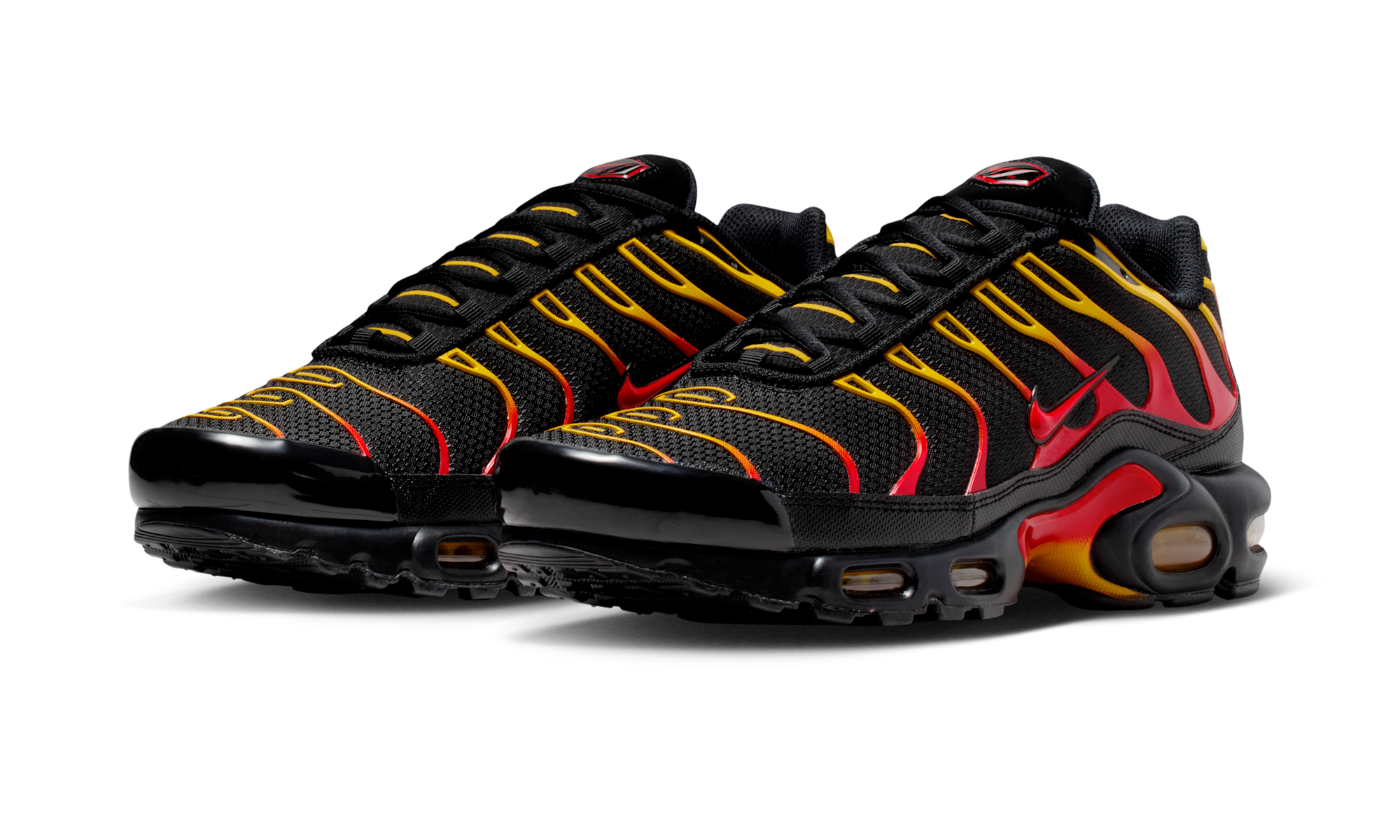 Nike Air Max Plus Black University Gold Red