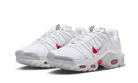 Nike Air Max Plus Lace Utility White University Red, White/Metallic Silver-Summit White-University Red (FN3488-100)