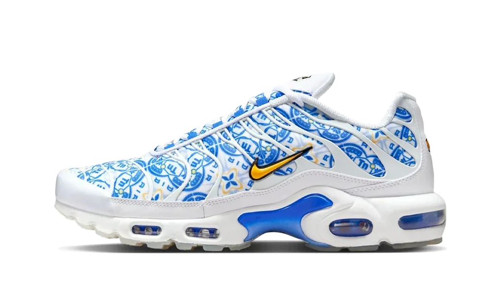 Nike Air Max Plus Lisboa, White/Black/Game Royal/Varsity Maize (IM5982-100)
