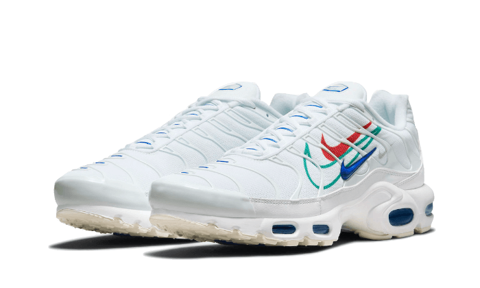 Nike Air Max Plus Multi-Swoosh White, White/Green Noise/University Red/Game Royal (DN6994-100)