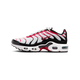 Nike Air Max Plus Pure Platinum Black White University Red