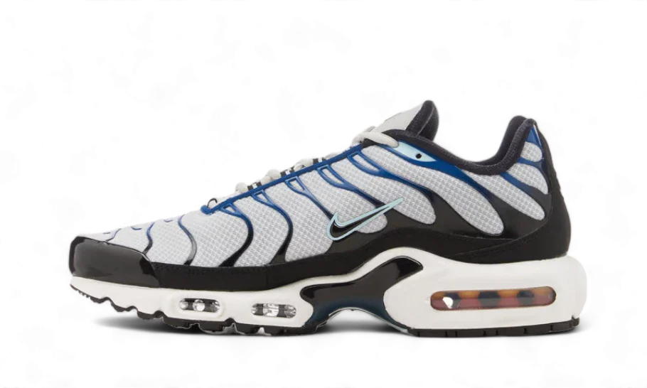 Nike Air Max Plus Pure Platinum Court Blue, Pure Platinum/Court Blue/Glacier Blue/Black (FN6949-001)