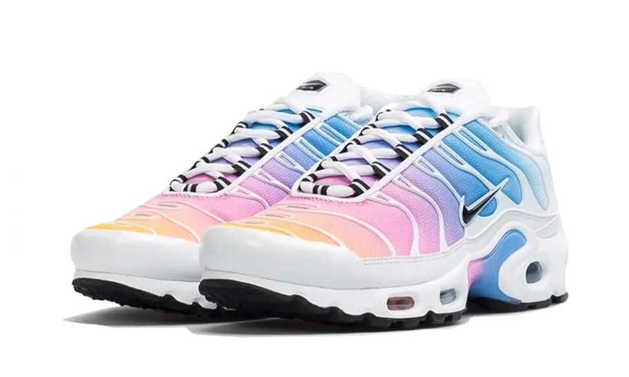 Nike Air Max Plus Summer Gradient, White/Black-University Blue (605112-115)